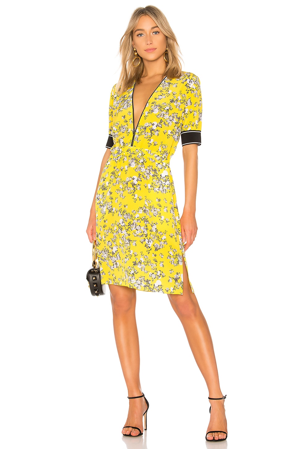 revolve yellow floral dress