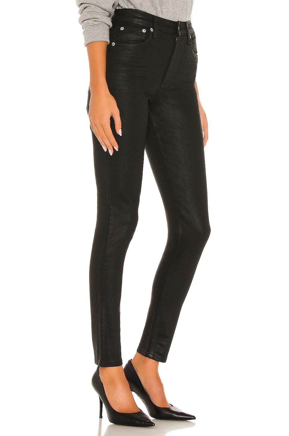 rag and bone nina high rise skinny black