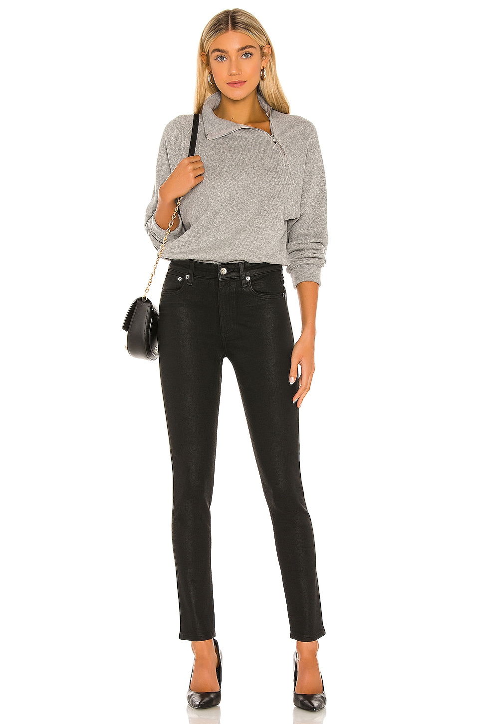 rag and bone nina high rise skinny black