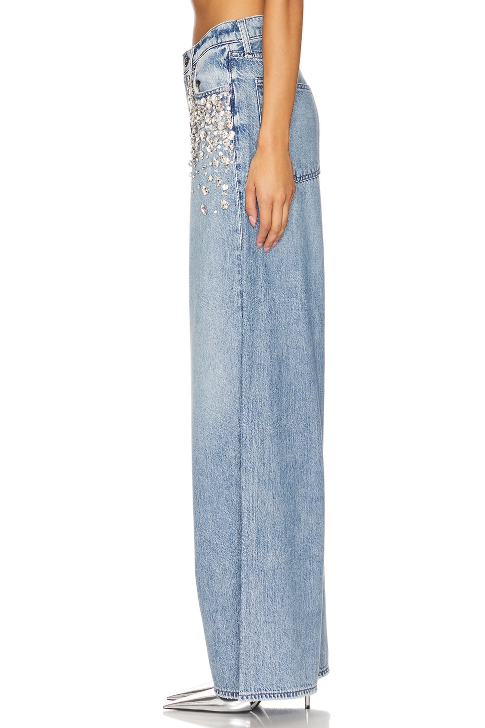 rag & bone Featherweight Sofie High Rise Wide Leg Jeans