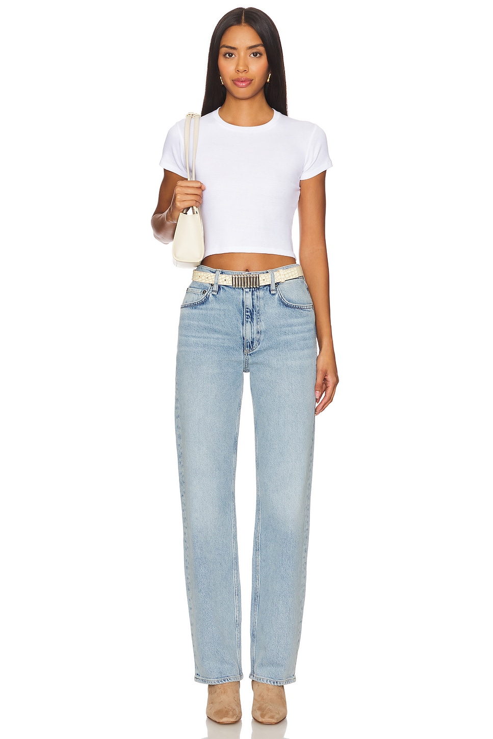 rag & bone Harlow Straight Jeans thumbnail