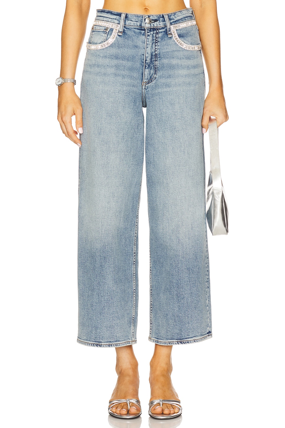 rag & bone Andi High Rise Ankle Wide Leg