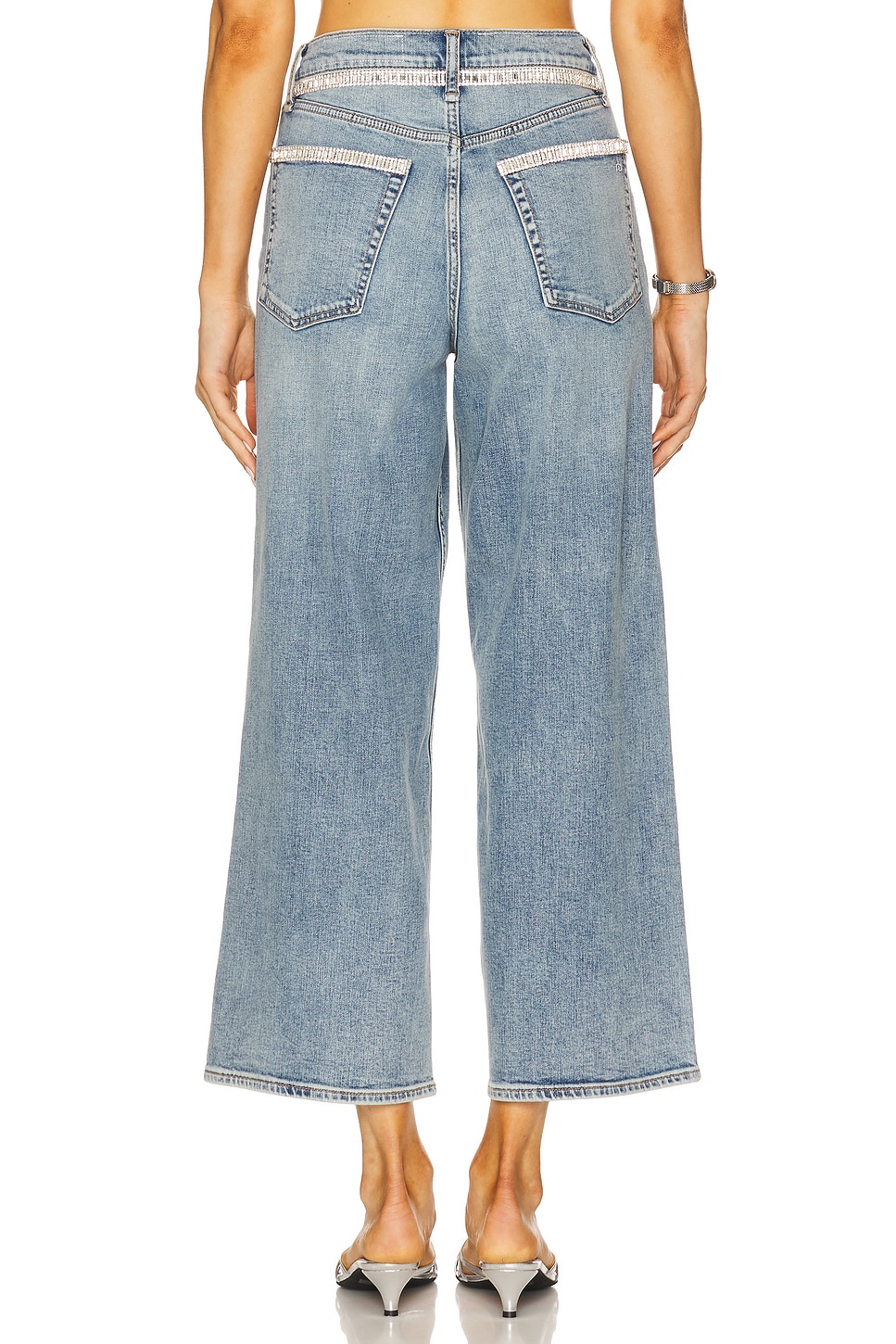 rag & bone Andi High Rise Ankle Wide Leg thumbnail