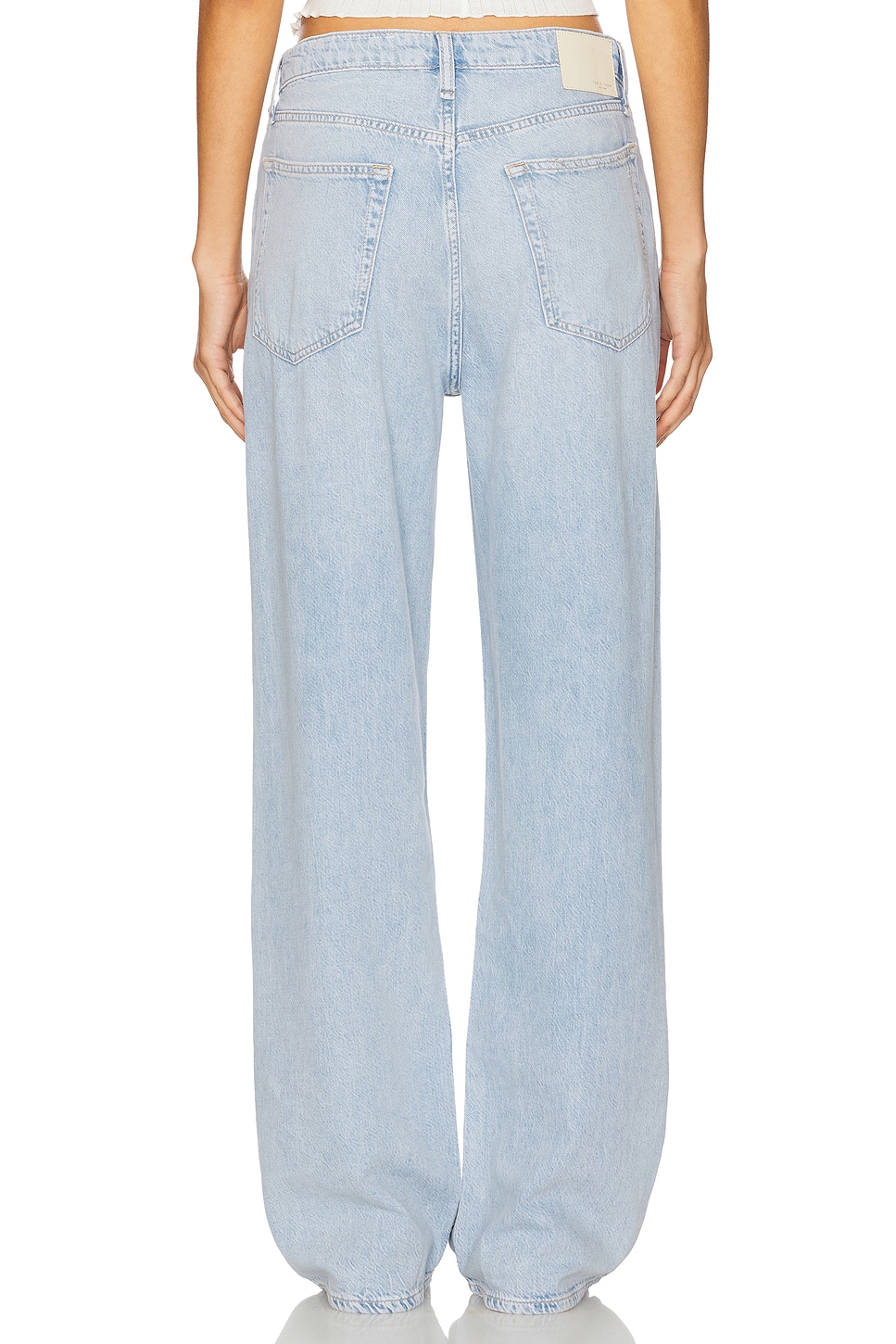 rag & bone Featherweight Logan Mid Rise Wide Leg Jeans thumbnail
