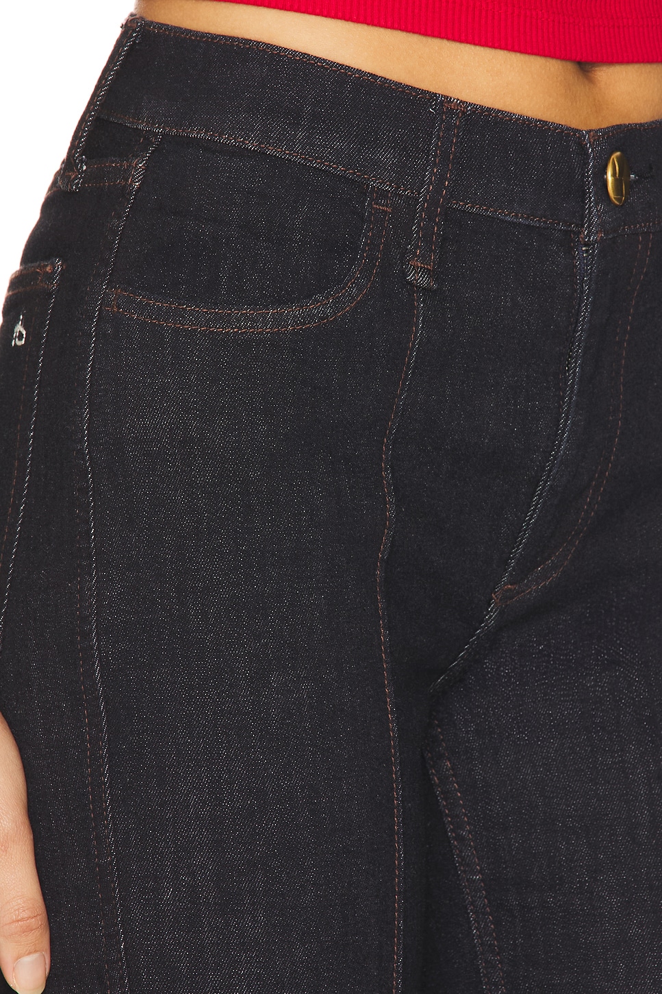 Flexi Kit Mid Rise Capri Jeans - Thumbnail 6