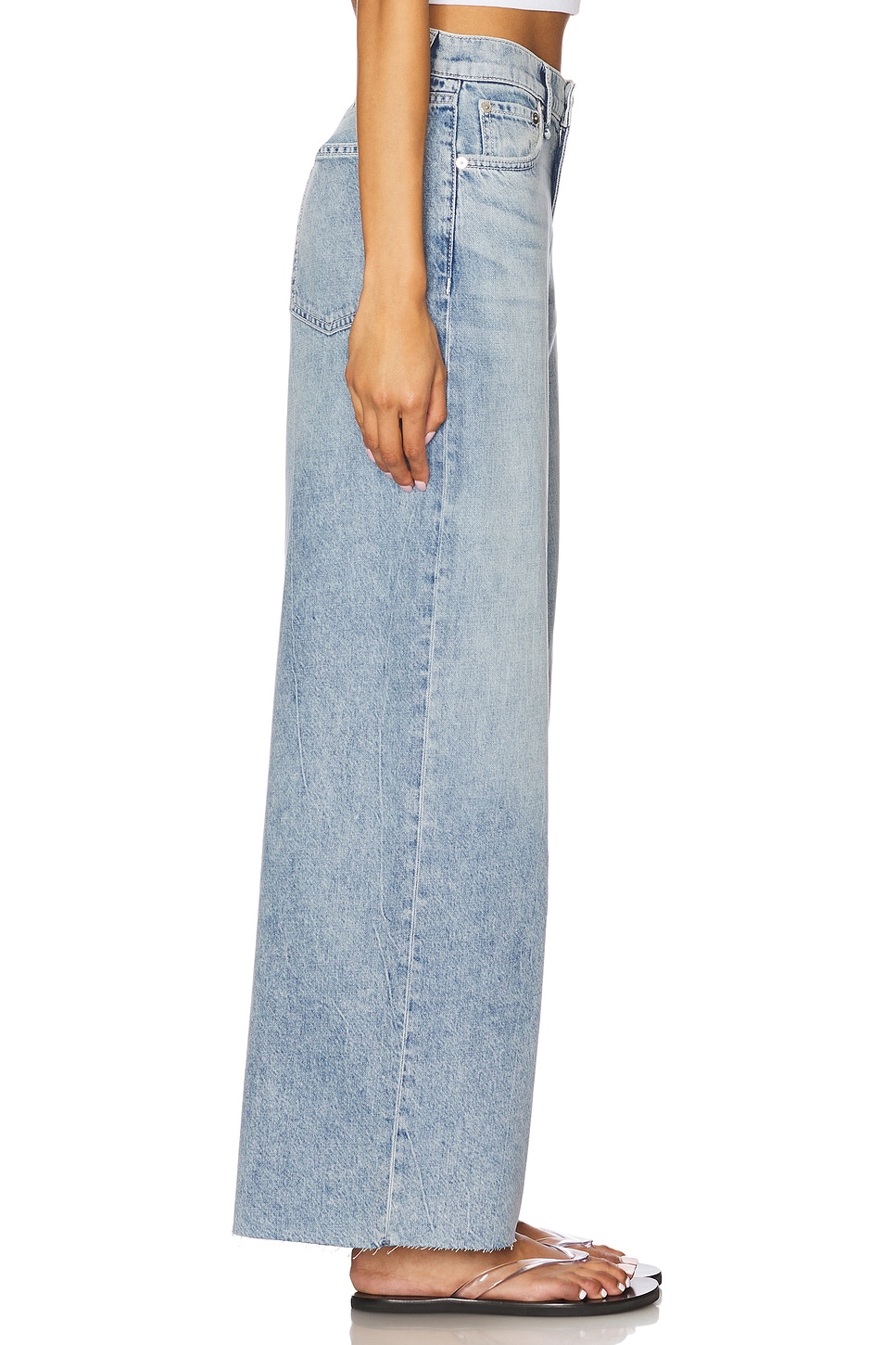 rag & bone Featherweight Sofie High Rise Wide Leg Jeans thumbnail