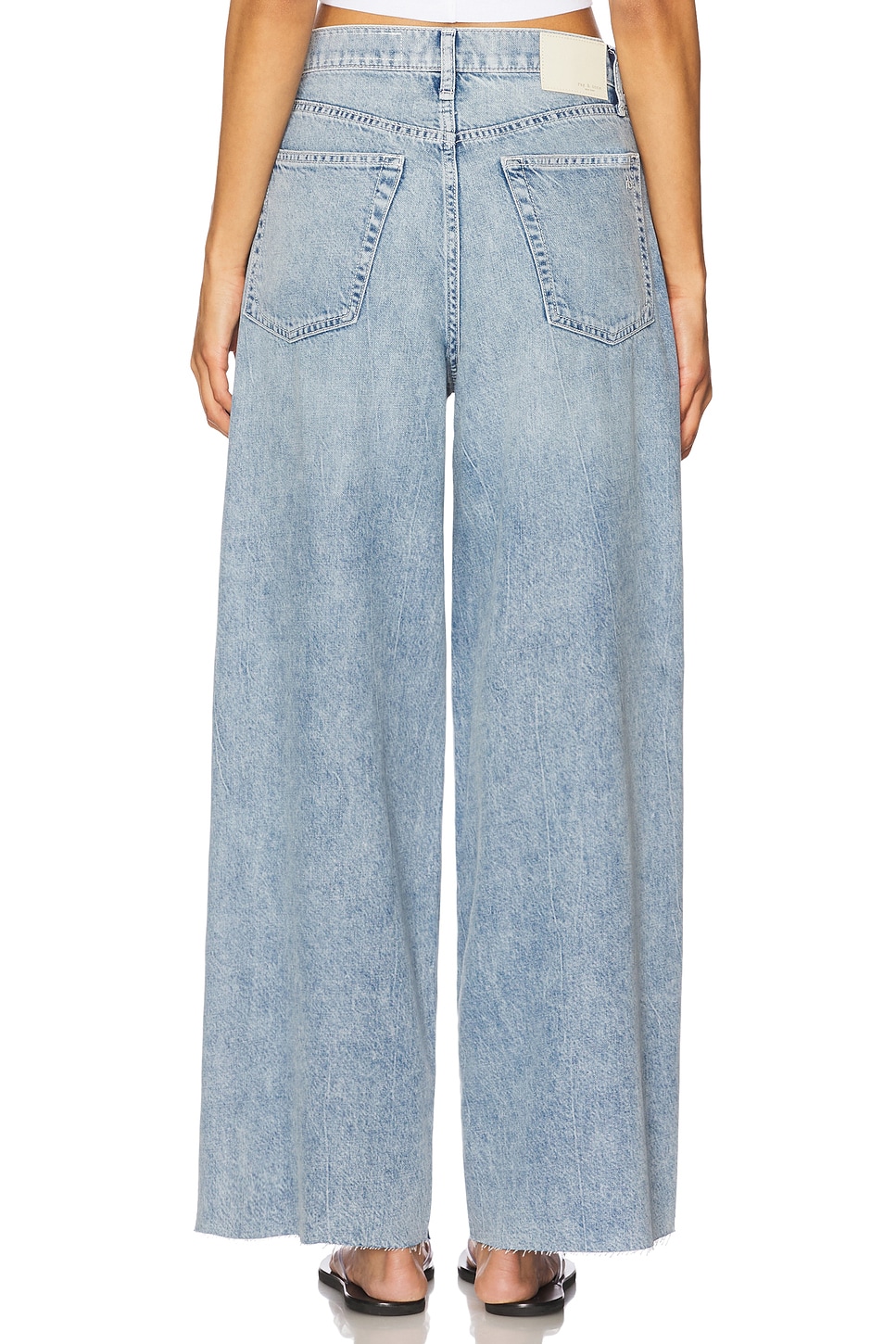 rag & bone Featherweight Sofie High Rise Wide Leg Jeans thumbnail