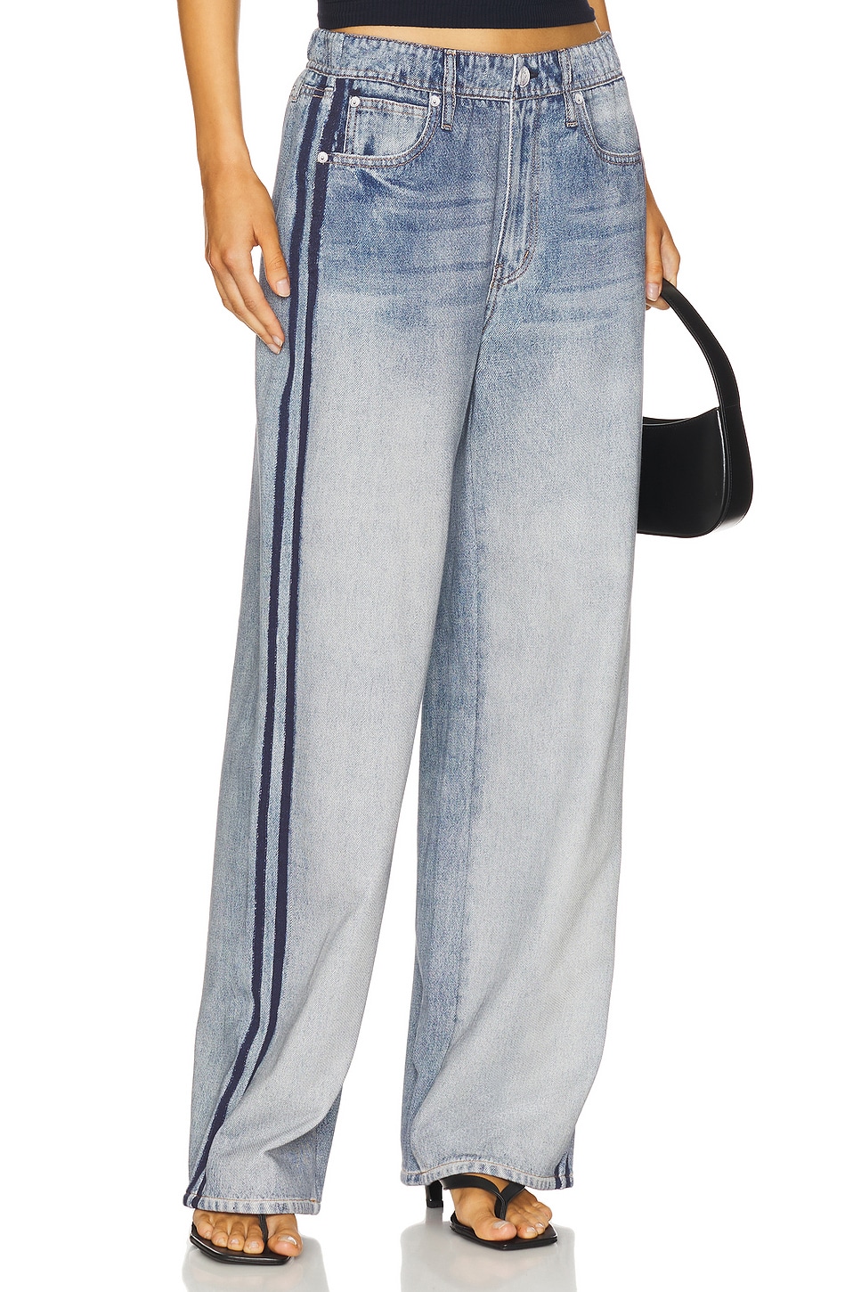 rb Miramar Wide Leg Track Jeans