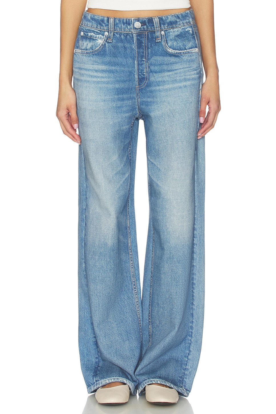 Miramar Fleece Wide Leg Jeans Jeans