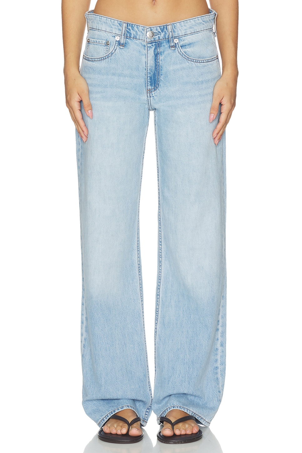 Featherweight Cam Low Rise Full Straight Jeans