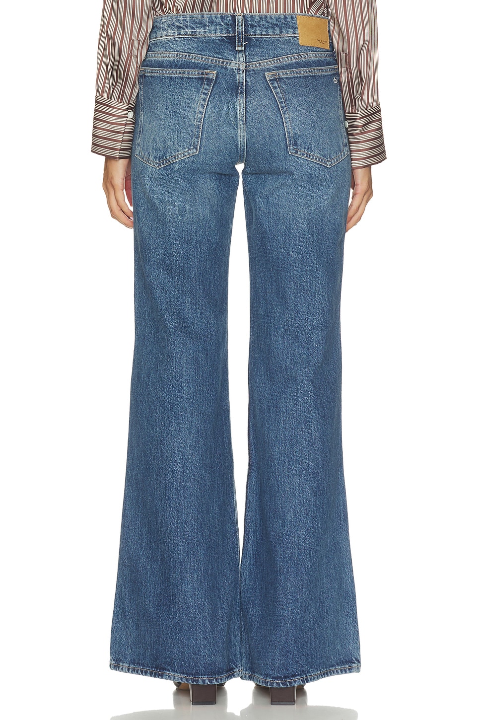 rag & bone Josie Low Rise Relaxed Flare Jeans