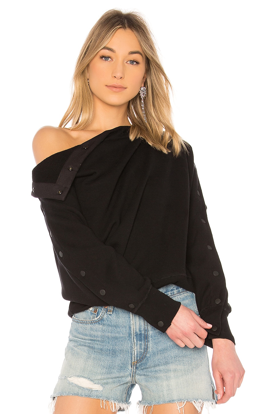 Rag & Bone Kate Modular Pullover in Black | REVOLVE