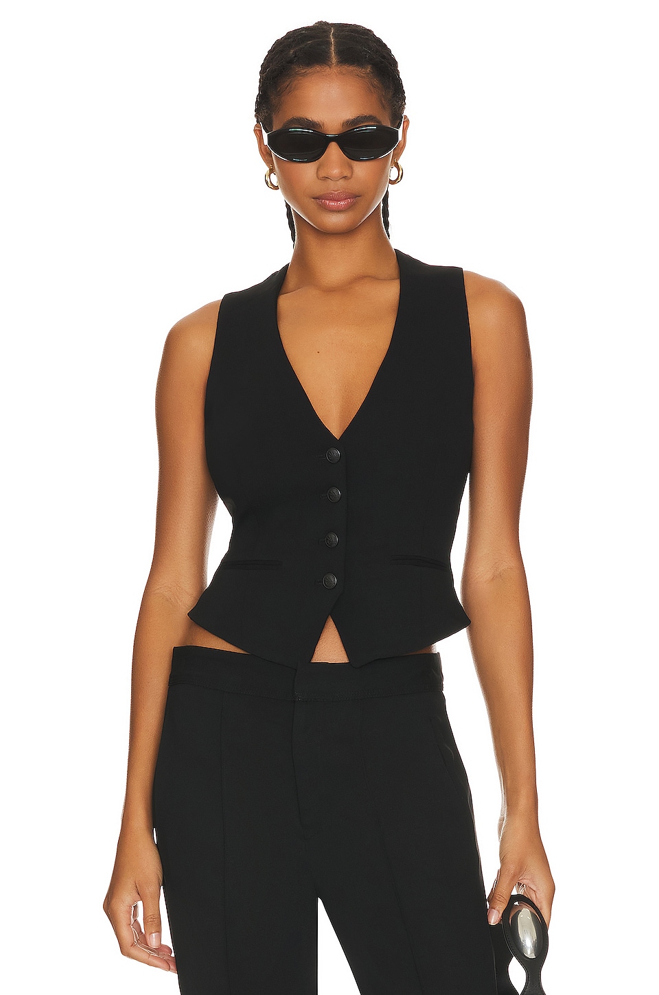 Rag & Bone Priya Vest in Black | REVOLVE