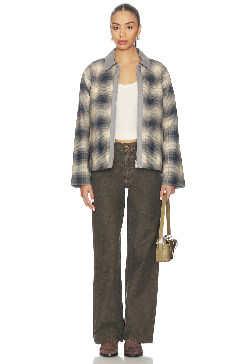 Rag & Bone CARRIE リバーシブルジャケット - Grey Plaid | REVOLVE