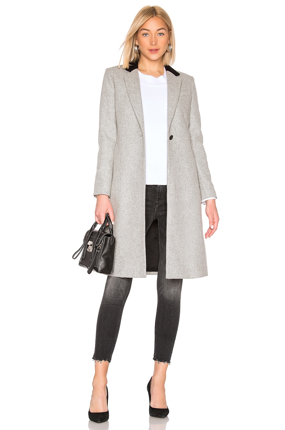 Rag & Bone Daine Coat in Light Heather Grey | REVOLVE