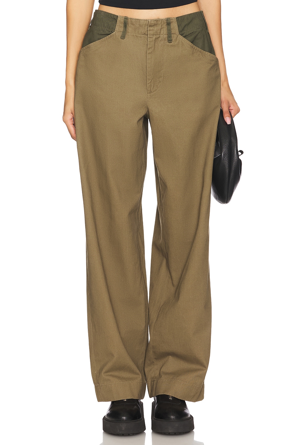 Rag & Bone Banks Full Length Pant in Army | REVOLVE