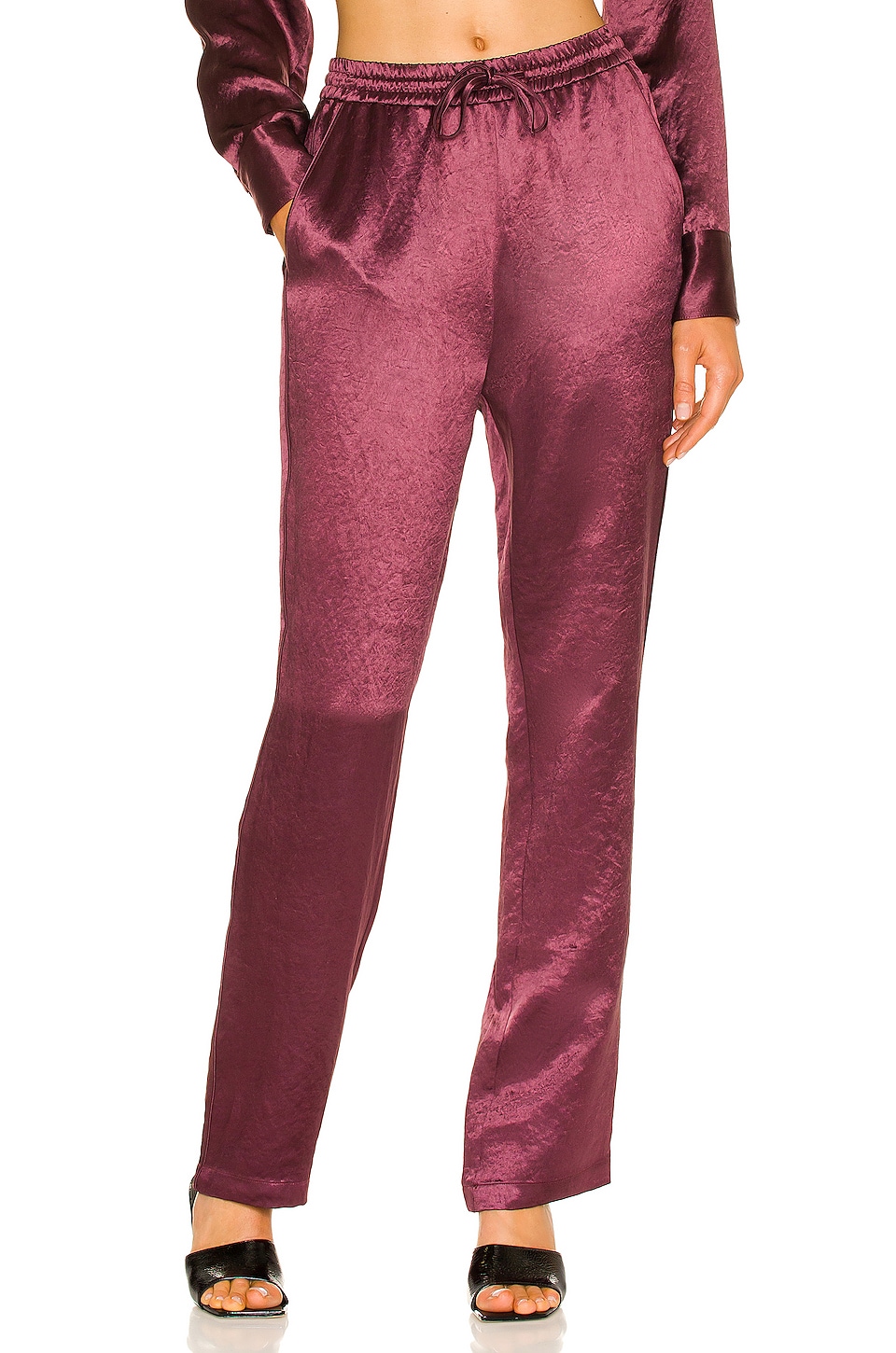Rag & Bone Elias Pant in Burgundy