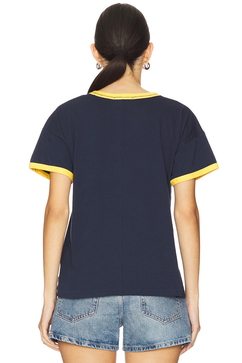 rag & bone Montauk Boxy Ringer Tee thumbnail