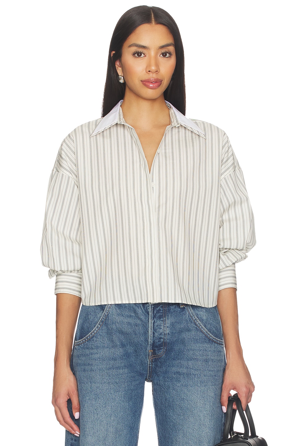 Marin Stripe Layered Shirt - thumbnail 8