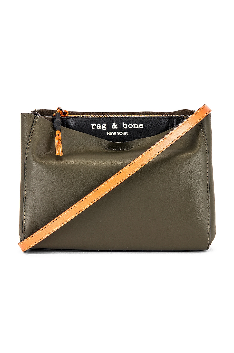 Rag & Bone Passenger Crossbody Bag in Olive Night & Black | REVOLVE