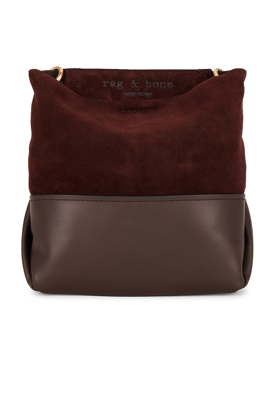 Rag & Bone Passenger Crossbody 2.0 in Espresso Suede