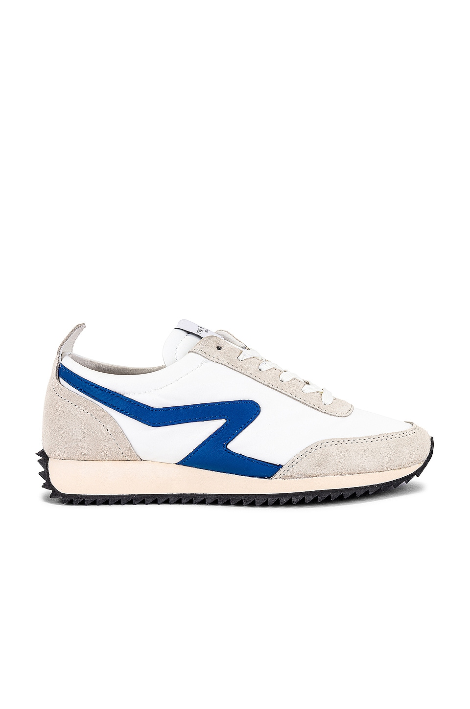 Rag & Bone Retro Runner Sneaker in Off White & Blue | REVOLVE