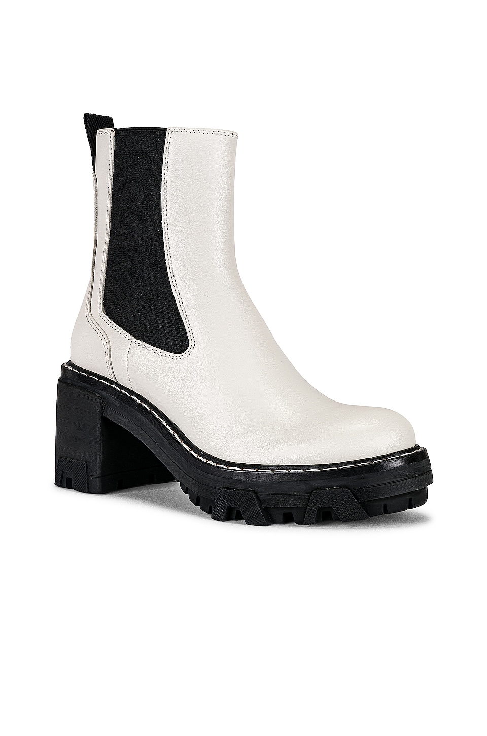 Rag & Bone Shiloh Mid Chelsea Bootie in White