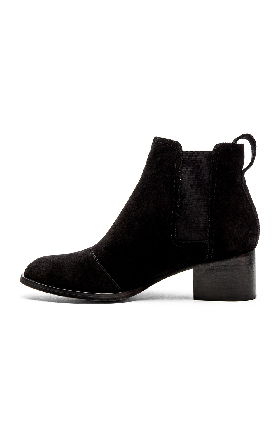 RAG & BONE Walker Ii Suede Chelsea Boots in Black Suede | ModeSens