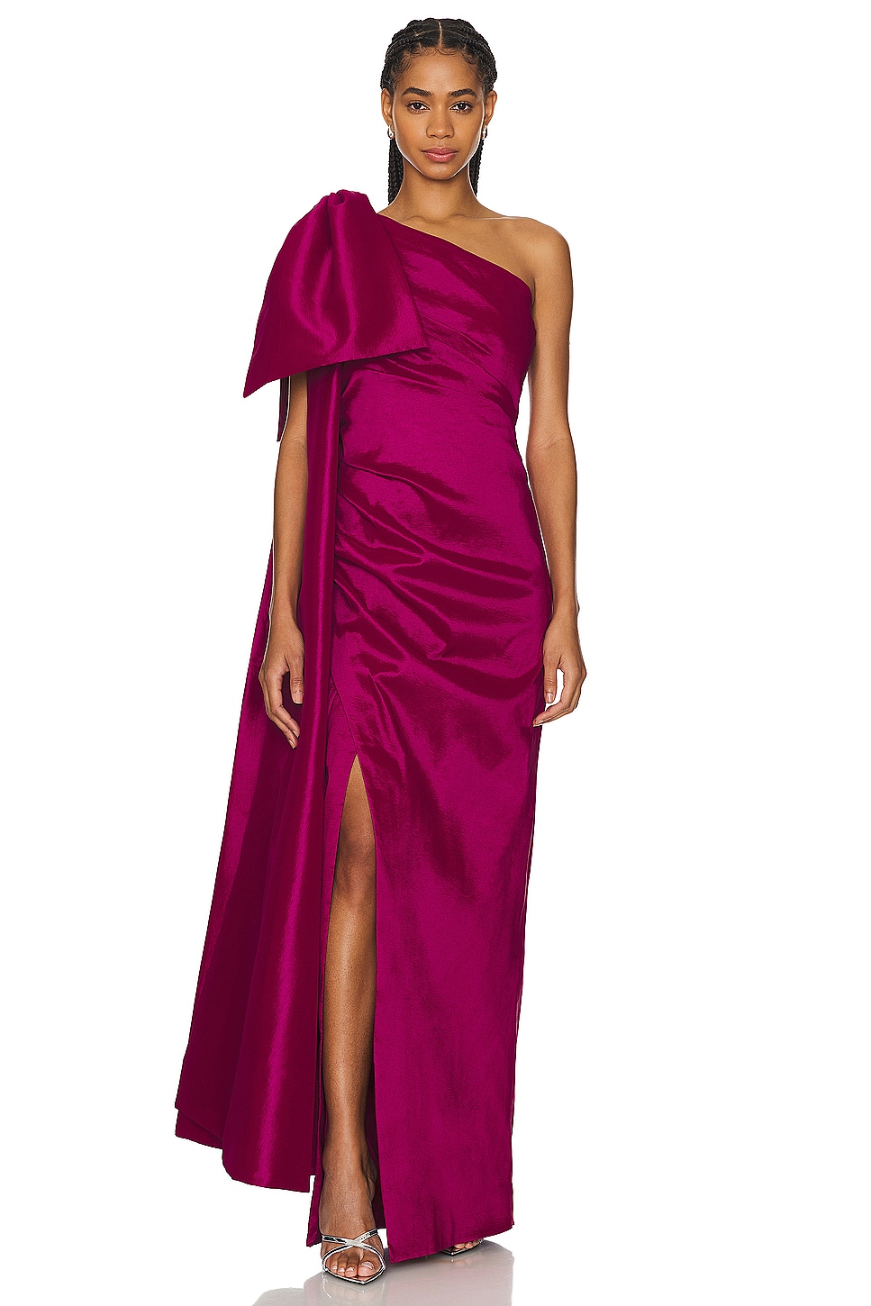 Abendkleid magenta Clearance