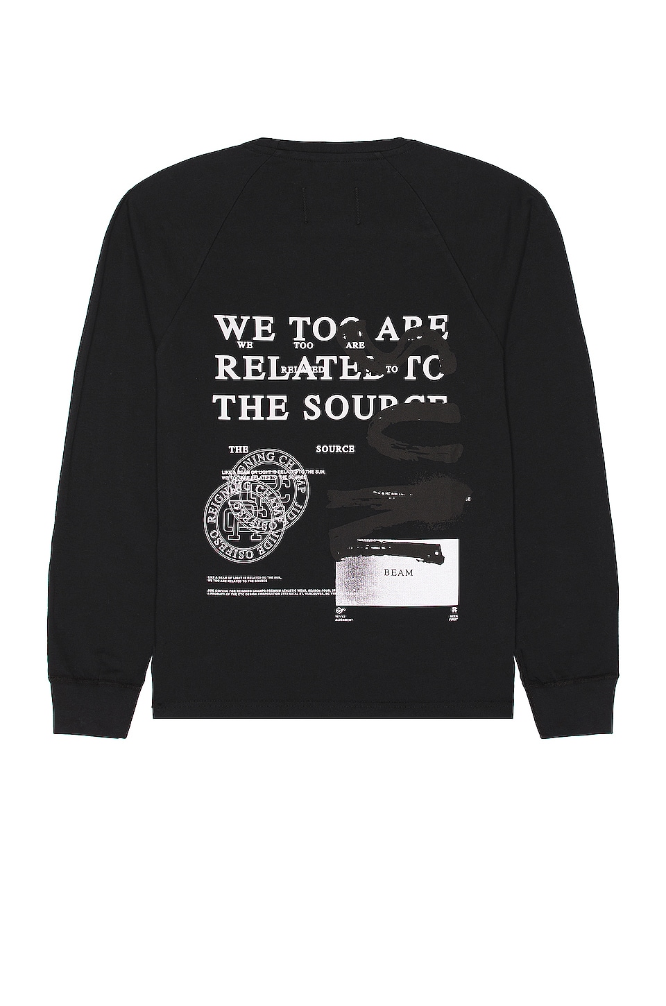 Reigning Champ By Jide Osifeso Source Long Sleeve in Black