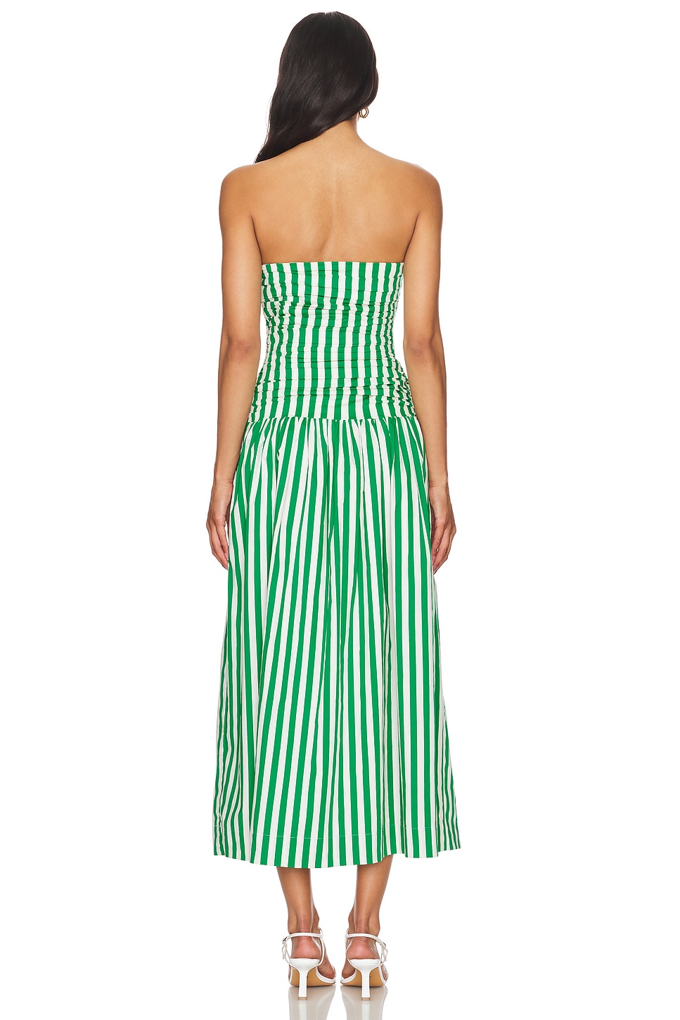 Rhode Selma Dress in Green Curacao Stripe REVOLVE