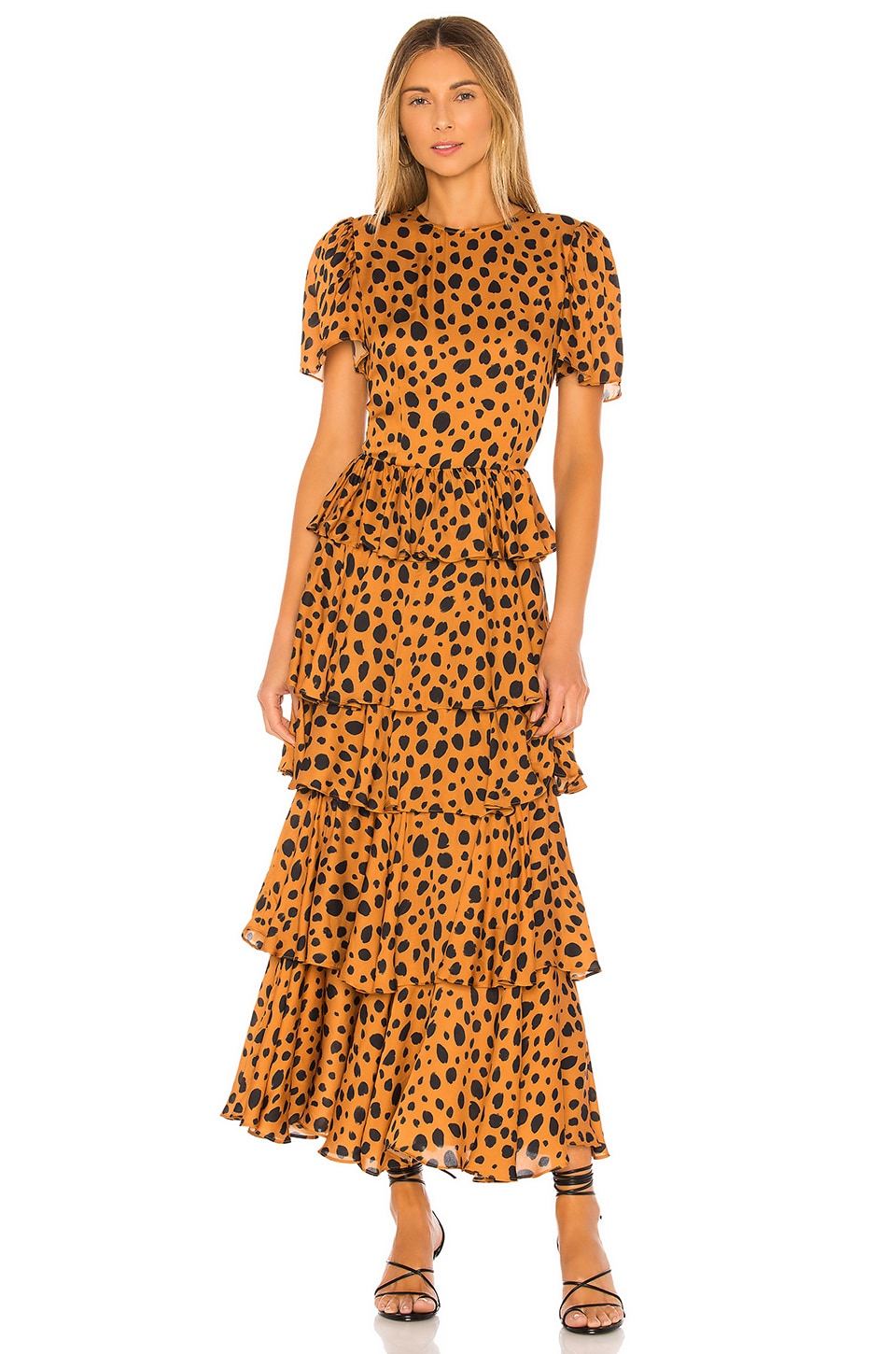 revolve cheetah dress