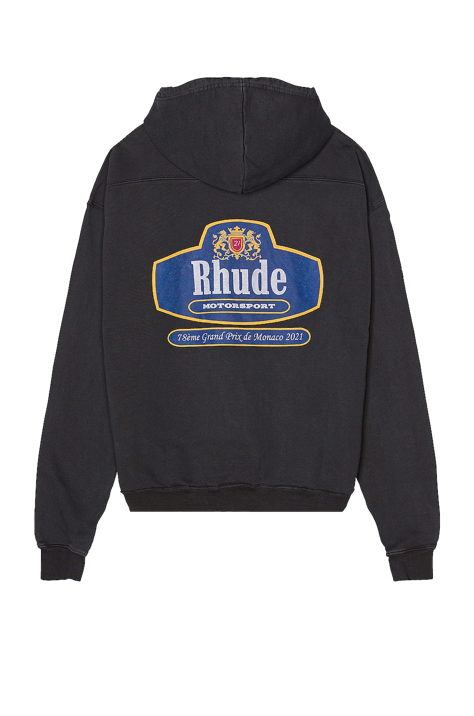 Rhude Racing Crest Hoodie Black