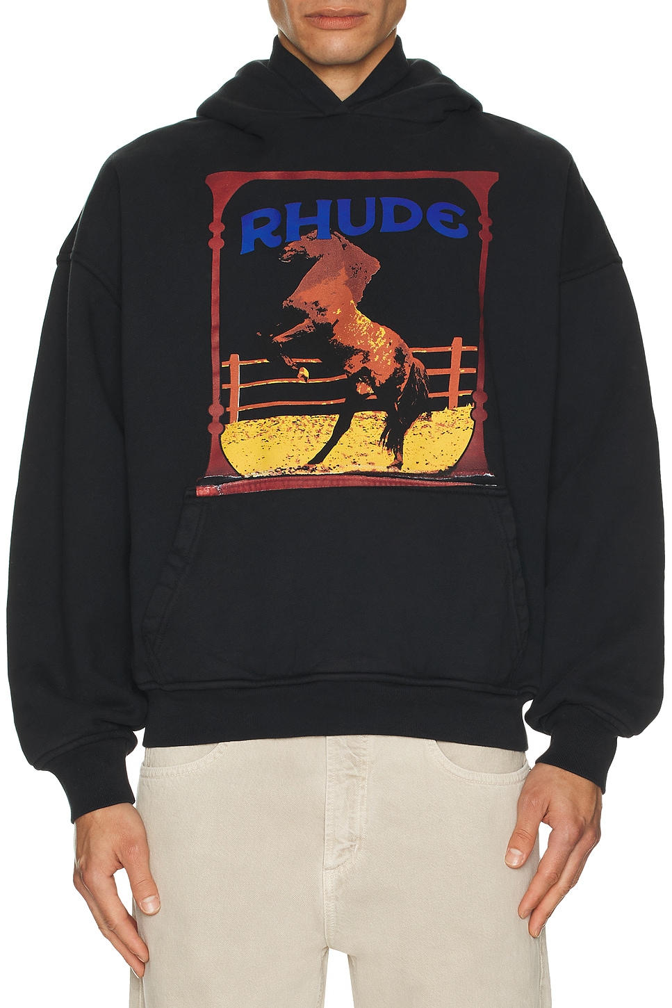 【関税込み】Rhude ブラック 'Rhude' Cadre フーディ Rhude CADRE パーカー - Vintage Black | REVOLVE
