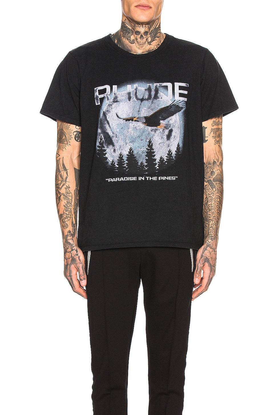 rhude paradise in the pines shirt