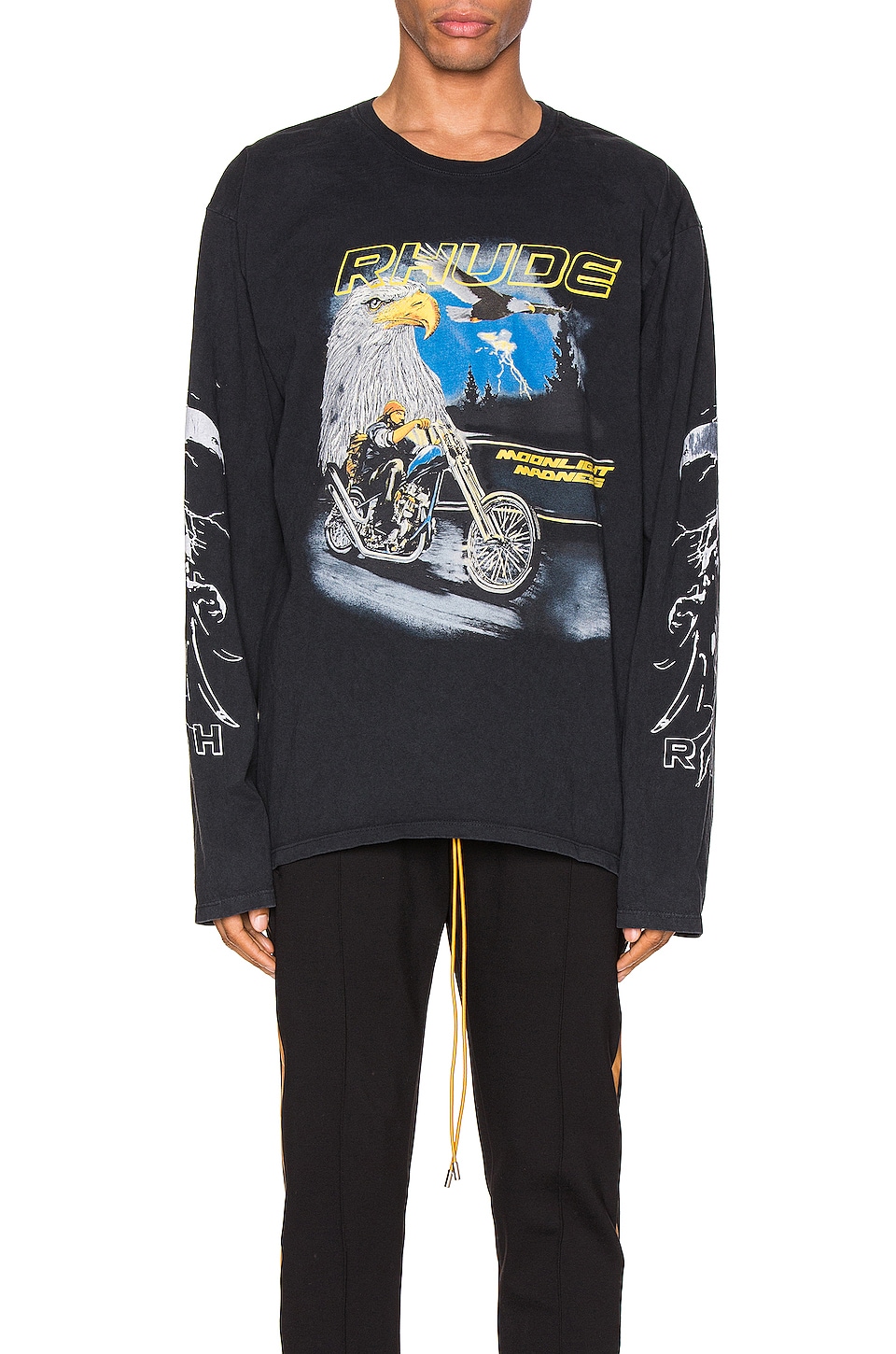 rhude eagle long sleeve