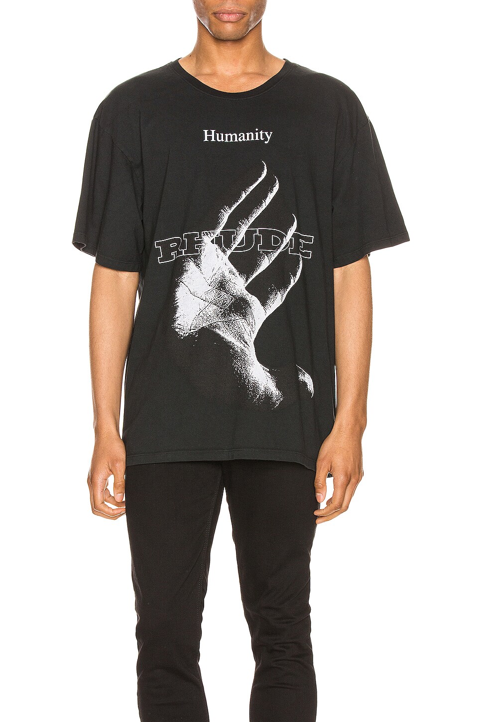 rhude graphic tee