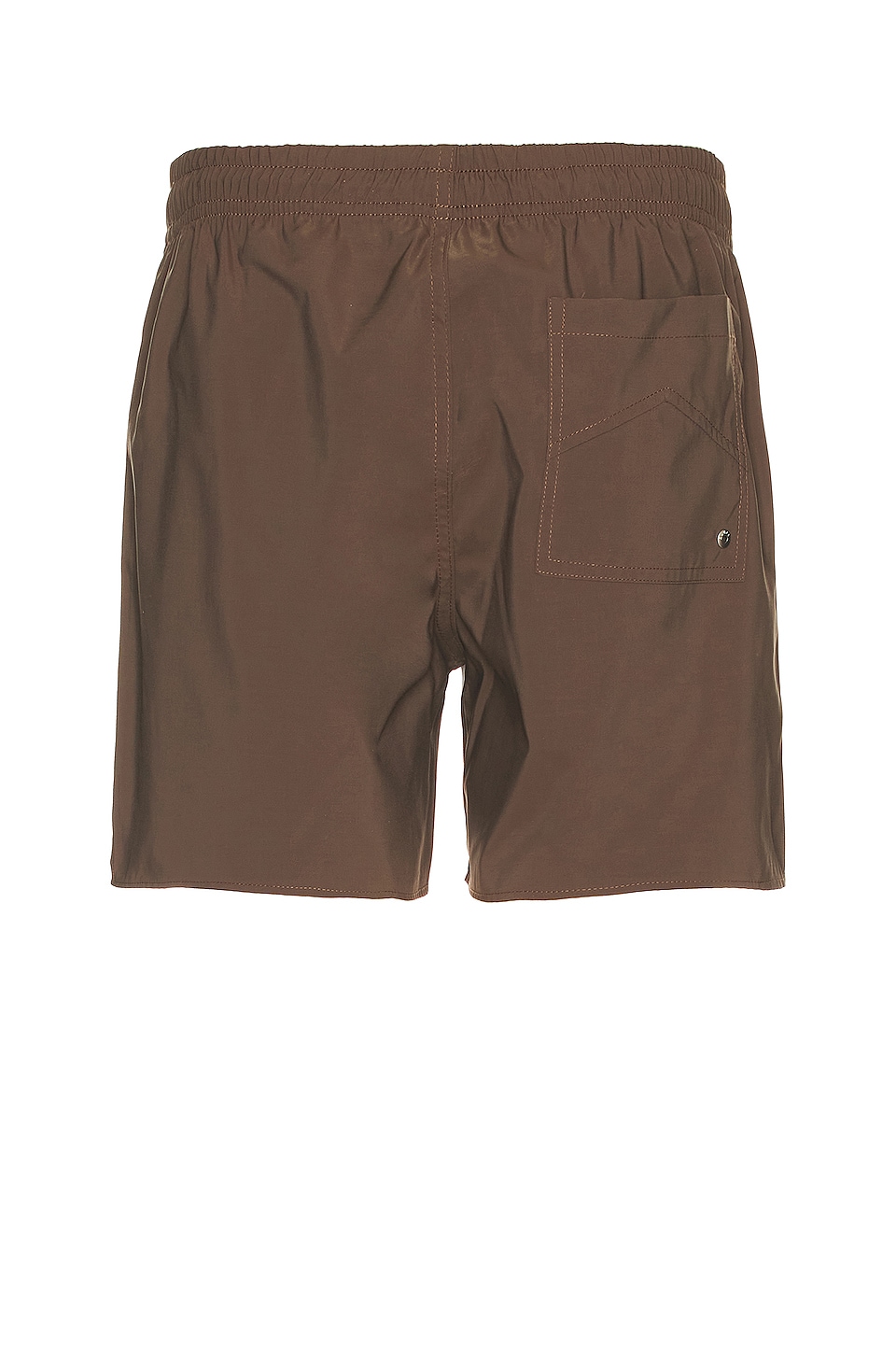 Rhude Logo Swim Trunk in Dark Grey