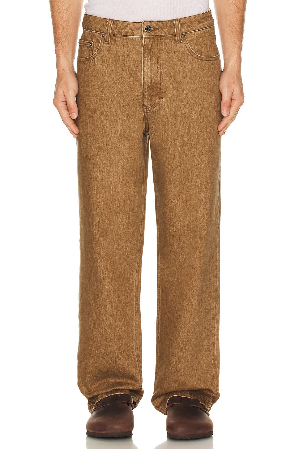 Rhythm Subtle Baggy Jean in Chai | REVOLVE