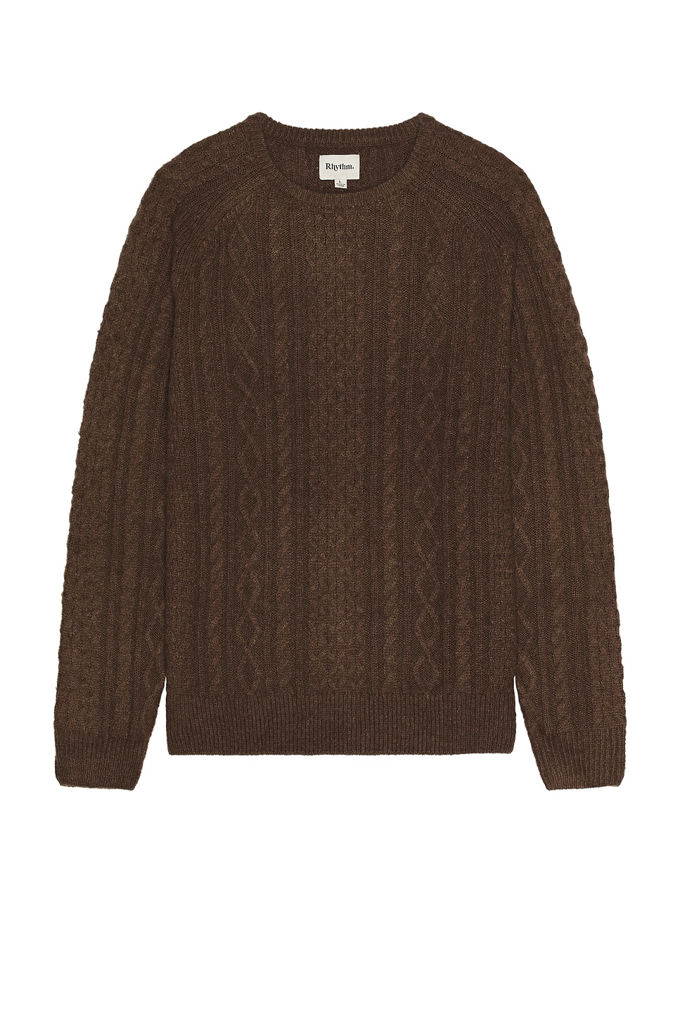 showhey how　MOHAIR + FISHERMAN KNIT Rhythm Mohair Fisherman Knit Sweater - Sand | Fisherman