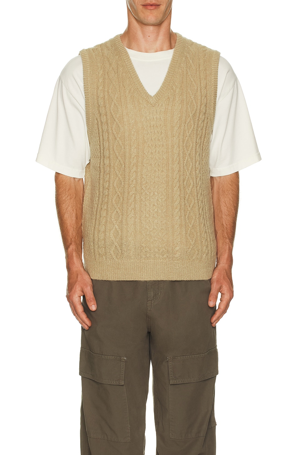 Mohair Knit Vest - Thumbnail 3