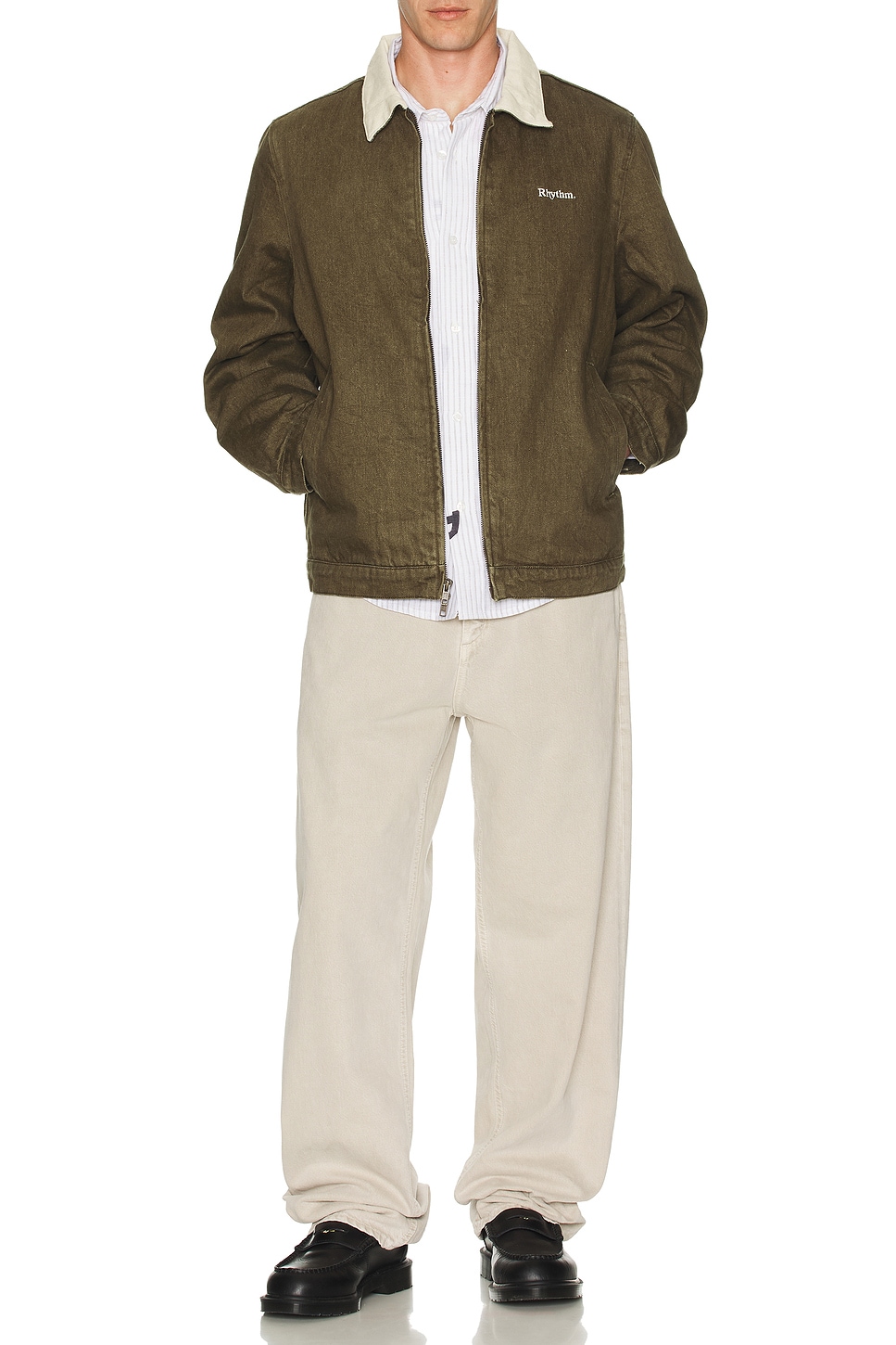 Rhythm Two Tone Jacket in Forest | REVOLVE