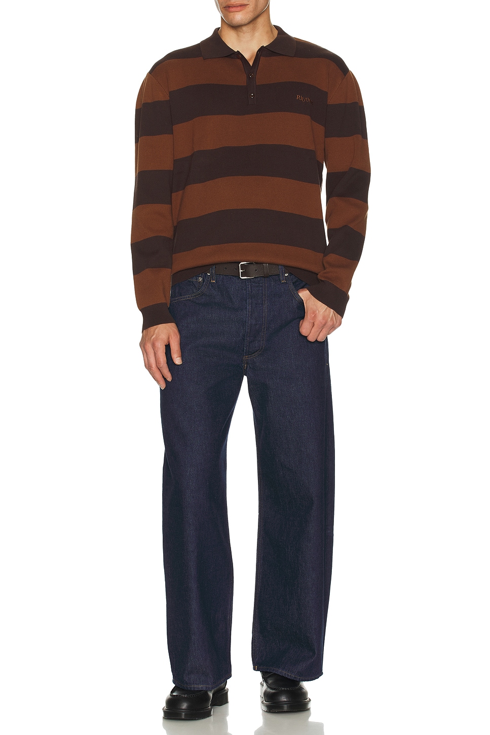 Ventura Stripe Knit Polo