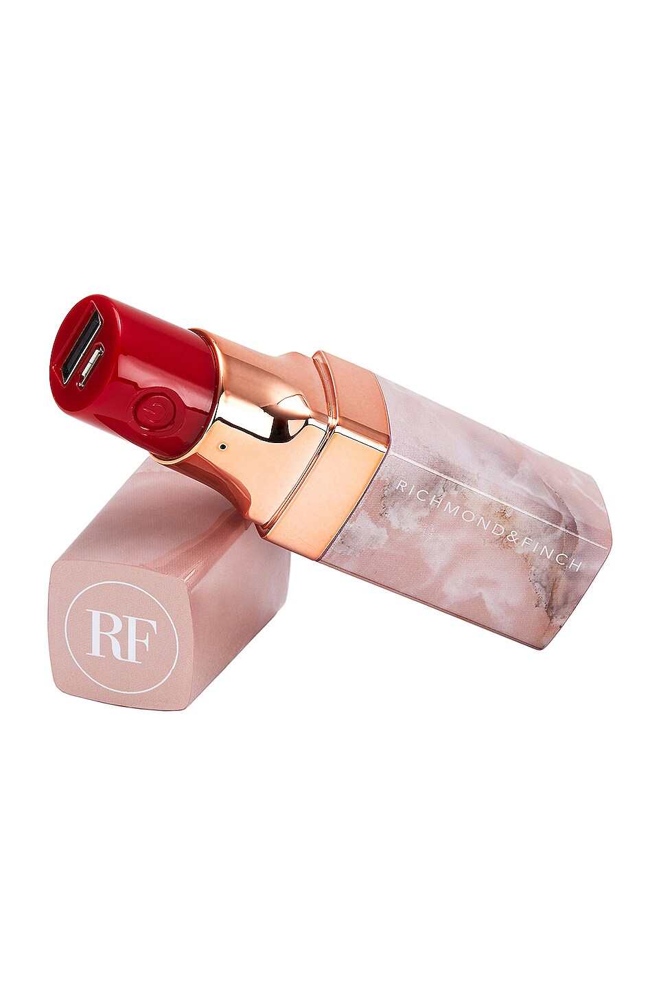 Richmond & Finch Lipstick Powerbank in Pink Marble