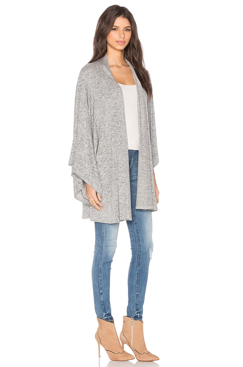 Riller & Fount Lauren Cardigan in Pebble