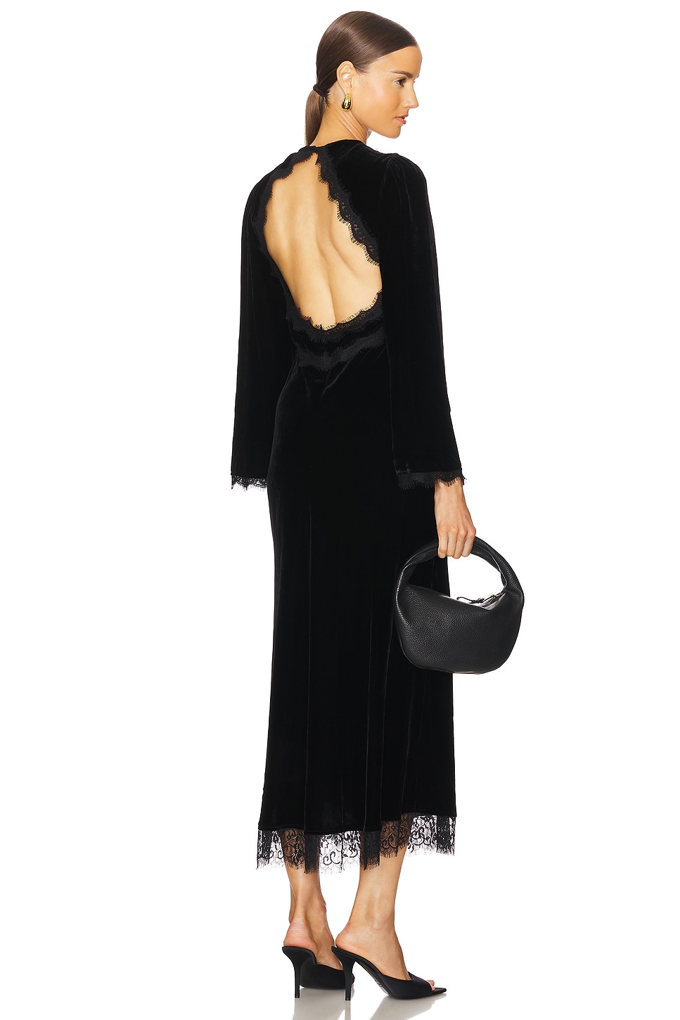 RIXO Alesha Dress in Black