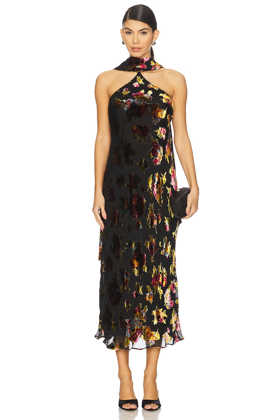 RIXO Hayley Dress in Countryside Devor? Black | REVOLVE
