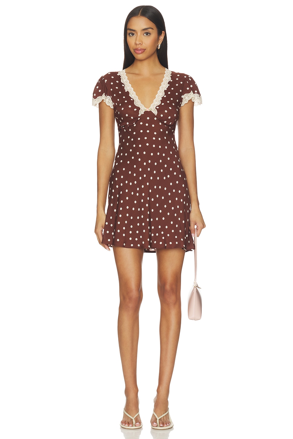 RIXO — ПЛАТЬЕ CELY · Layla Dot Brown