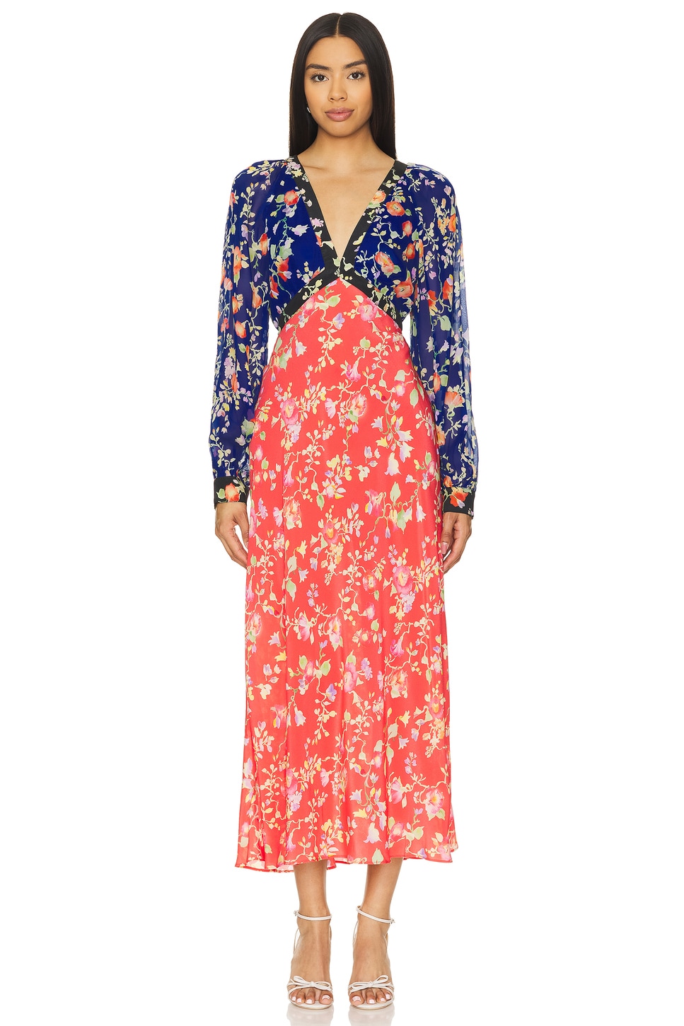 RIXO Ayla Dress in Water Blossom | REVOLVE