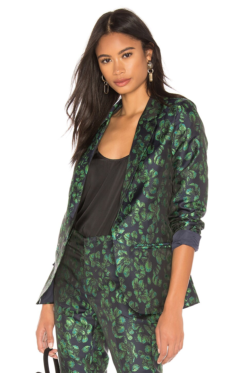 peacock blazer